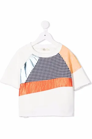 Le pandorine T-Shirt im Patchwork-Look
