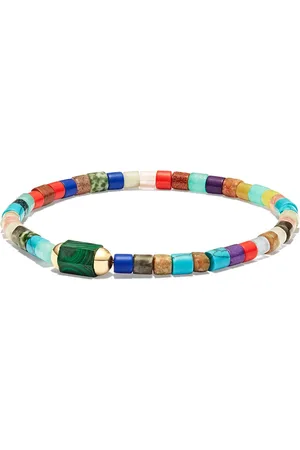 LUIS MORAIS 14kt Gelbgold-Perlenarmband