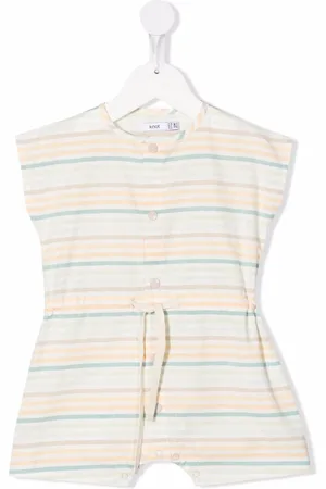 KNOT Gestreifter Jumpsuit mit Kordelzug