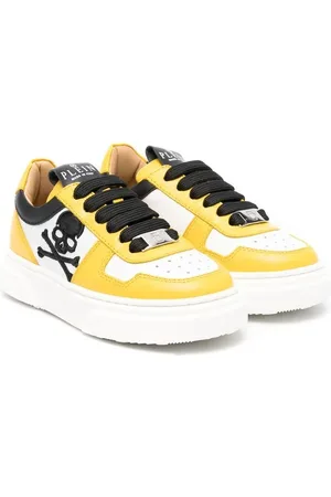 Philipp Plein Sneakers mit Totenkopf-Stickerei