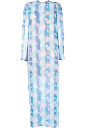Nina Ricci Geblümtes Maxikleid