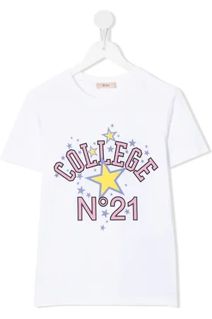 Nº21 T-Shirt mit College-Print