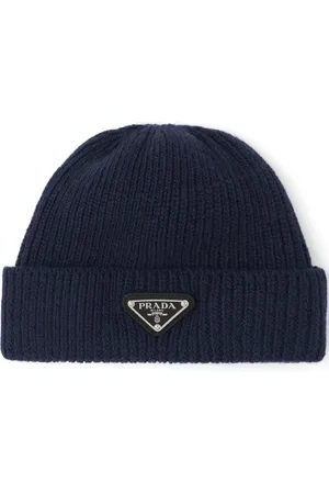 Prada Beanie aus Kaschmir mit Logo