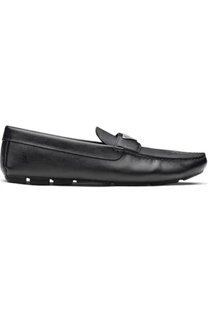 Prada Loafer mit Logo-Schild