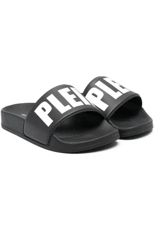 Philipp Plein Pantoletten mit Plein-Print