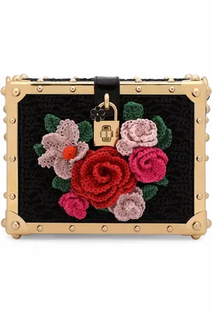 Dolce & Gabbana Dolce Box Tasche aus Bast