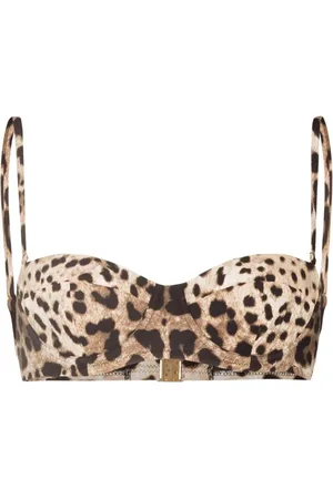 Dolce & Gabbana Bikinioberteil mit Leoparden-Print