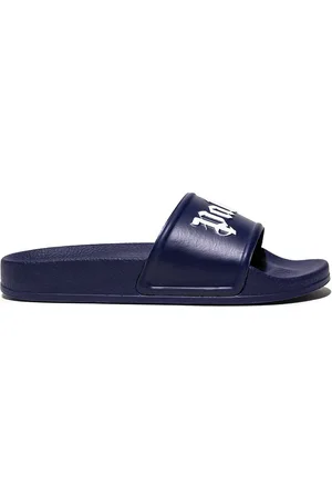 Palm Angels Pantoletten mit Logo-Print