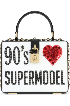 Dolce & Gabbana Dolce Box Tasche mit 90s-Print