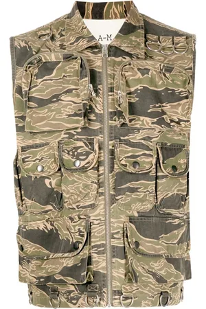 Maharishi Utility-Weste mit Camouflage-Print