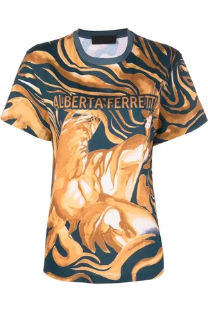 Alberta Ferretti T-Shirt mit grafischem Print