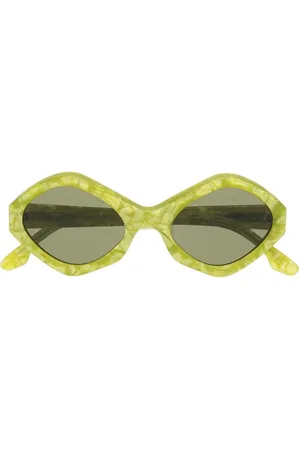 Kiko Kostadinov Sonnenbrille mit geometrischem Design