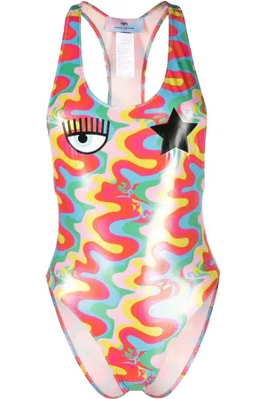 Chiara Ferragni Badeanzug mit Print