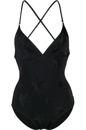 Stella McCartney Badeanzug mit überkreuzten Rückenträgern