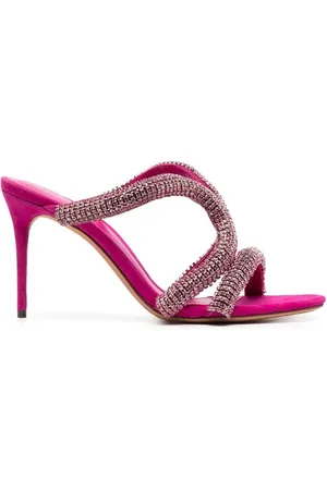ALEXANDRE BIRMAN Mules mit Kristallen