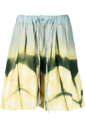 Story Bridge Bermudas mit Batikmuster