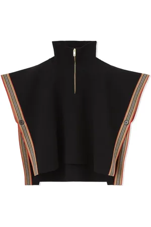 Burberry Gestricktes Cape mit Icon-Streifen