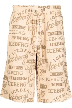 Iceberg Segelshorts mit Logo-Print