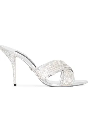 Dolce & Gabbana Mules mit Kristallen 85mm