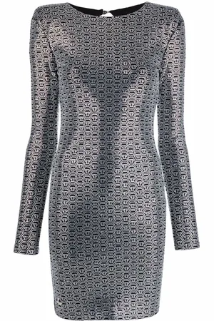 Philipp Plein Minikleid mit Kristallen