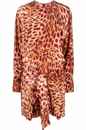Stella McCartney Minikleid mit Geparden-Print