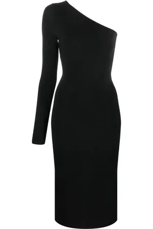 Victoria Beckham Einschultriges Midikleid