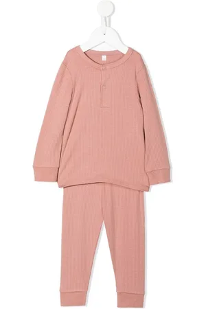 Mori Pyjama aus geripptem Strick