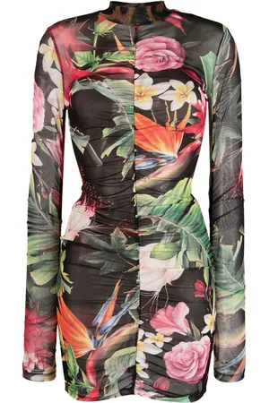 Philipp Plein Minikleid mit Blumen-Print