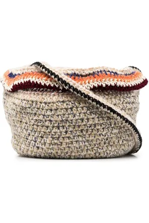 Vitelli Grob gestrickte Schultertasche