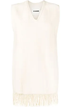 Jil Sander Top mit Fransen