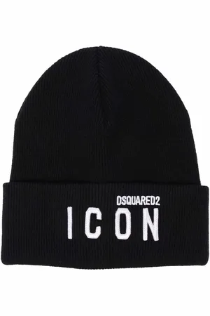Dsquared2 Gerippter Schal mit Logo-Stickerei