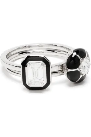 SELIM MOUZANNAR 18kt Rotgoldringe mit Diamanten