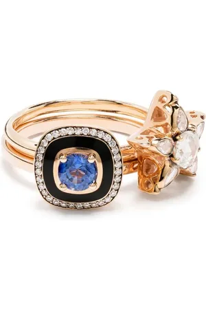 SELIM MOUZANNAR 18kt Rotgoldring mit Diamanten