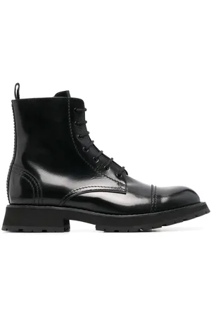 Alexander McQueen Knöchelhohe Schnürstiefel