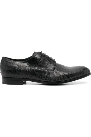 Emporio Armani Schnürschuhe mit Schlangen-Optik