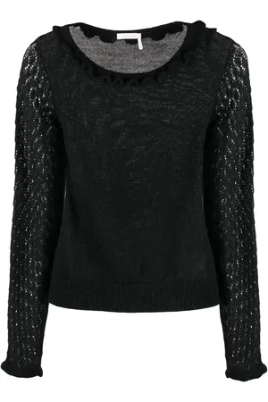 See by Chloé Fein gestricktes Top