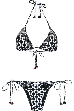 AMIR SLAMA Bikini mit Print
