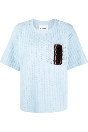 Jil Sander Kurzärmeliges Strickoberteil