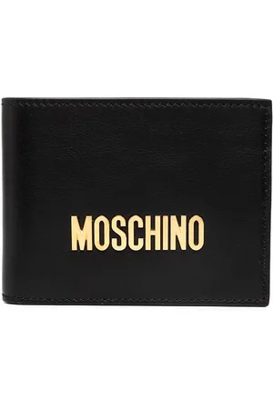 Moschino Portemonnaie mit Logo-Schild