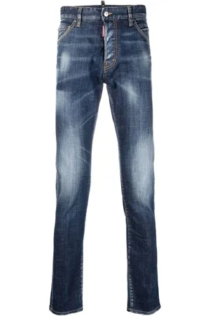 Dsquared2 Schmale Jeans mit Bleach-Effekt