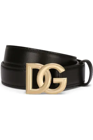 Dolce & Gabbana Gürtel aus Leder mit DG-Logo