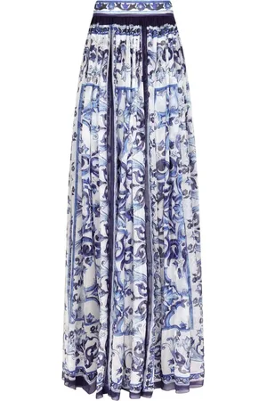 Dolce & Gabbana Maxirock mit Majolica-Print