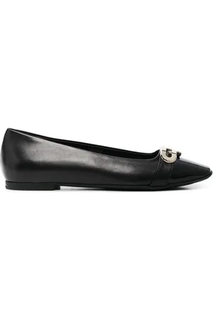 Furla Ballerinas mit Logo-Schild