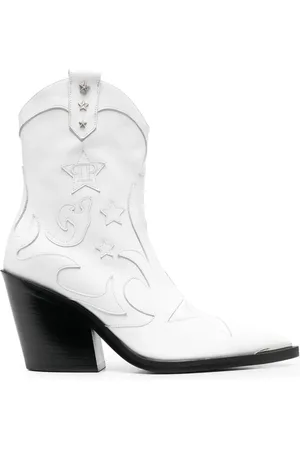 Philipp Plein Cowboystiefel mit Sterndetail