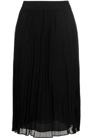 DKNY Damen Midiröcke - Chiffon-Midirock