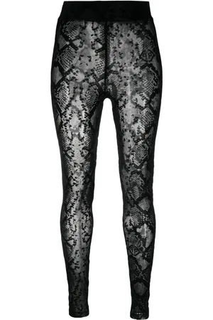 Philipp Plein High-Waist-Leggings mit Logo