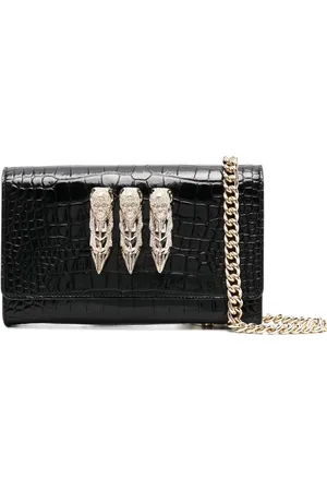 Philipp Plein Umhängetasche mit Kroko-Effekt