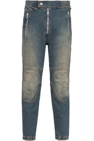Balmain Zweifarbige Skinny-Jeans