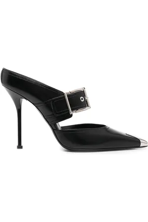 Alexander McQueen Pumps im Metallic-Look