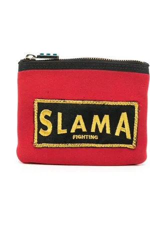 AMIR SLAMA Portemonnaie mit Logo-Stickerei